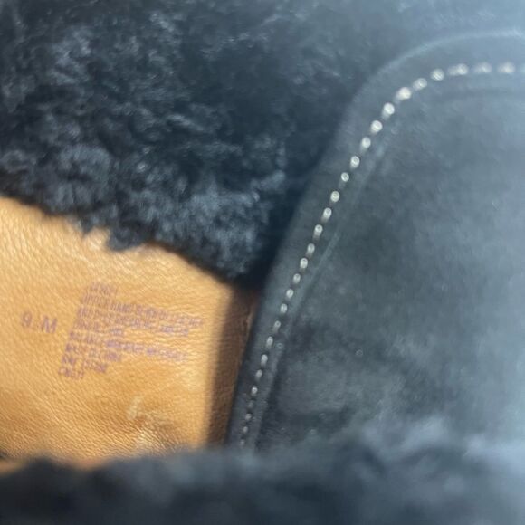 Sofft Womens Skagen Leather Black Suede Mid Calf Fold Over Cuff  Boots S… - Picture 10 of 11